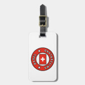 Étiquette À Bagage Bâle Suisse (Devant Vertical)