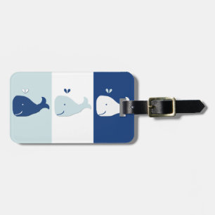 Étiquette À Bagage Baleine