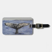 Étiquette À Bagage Baleine (Devant horizontal)