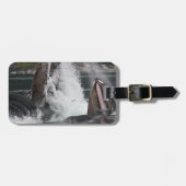 Étiquette À Bagage baleines (Devant horizontal)