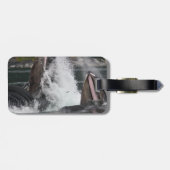 Étiquette À Bagage baleines (Dos horizontal)