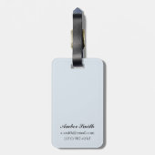 Étiquette À Bagage Baleines #1 - Sitka, Alaska d'orque (Dos Vertical)