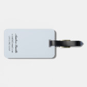 Étiquette À Bagage Baleines #1 - Sitka, Alaska d'orque (Dos horizontal)