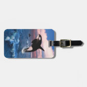 Étiquette À Bagage Baleines Tueuses Dans L'Océan Arctique (Devant horizontal)