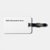 Étiquette À Bagage Bali Indonésie Ulun Danu Beratan Temple (Dos horizontal)