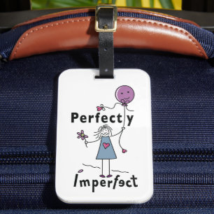 Étiquette À Bagage Balise 1A_Luggage parfaitement imparfaite avec emp