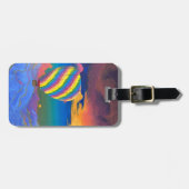 Étiquette À Bagage Balise à bagages à ballon à air chaud (Devant horizontal)