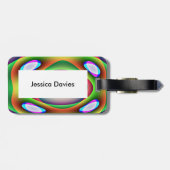 Étiquette À Bagage Balise Alien de bagages personnalisés (Dos horizontal)