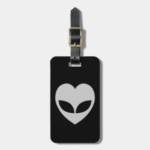 Étiquette À Bagage Balise Alien Love Heart Luggage