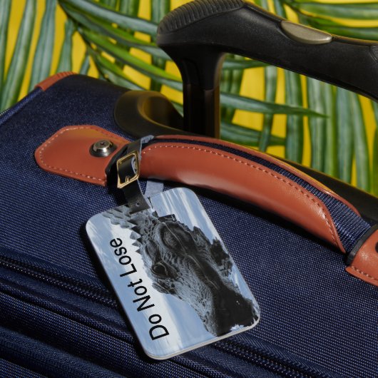 Étiquette À Bagage Balise Alligator Luggage (Insitu Rectoal 1)