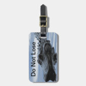 Étiquette À Bagage Balise Alligator Luggage (Devant Vertical)