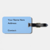 Étiquette À Bagage Balise Alligator Luggage (Dos horizontal)