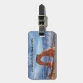 Étiquette À Bagage Balise Arches Parc National Souvenir Bagage (Devant Vertical)