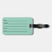 Étiquette À Bagage Balise Aventures en attente (Dos horizontal)