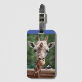 Étiquette À Bagage Balise bagage à tête rouge n° 1 (Devant Vertical)