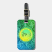 Étiquette À Bagage Balise bagage amusante, visible et personnalisable (Devant Vertical)