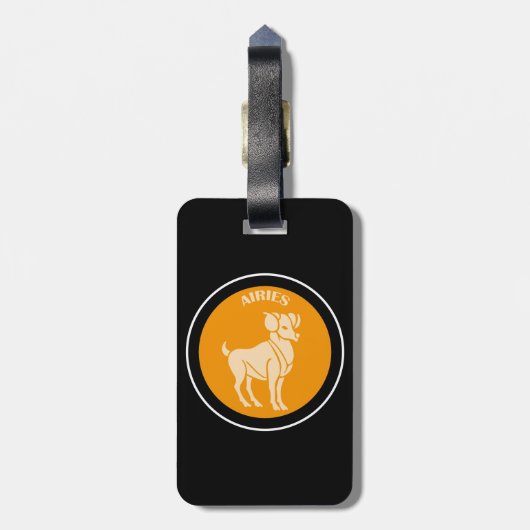 Étiquette À Bagage Balise Bagage Aries (Dos Vertical)