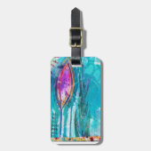 Étiquette À Bagage Balise Bagage Artsy (Devant Vertical)