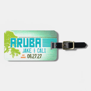 Étiquette À Bagage Balise Bagage ARUBA