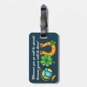 Étiquette À Bagage Balise bagage avec devis - SRF (Dos Vertical)