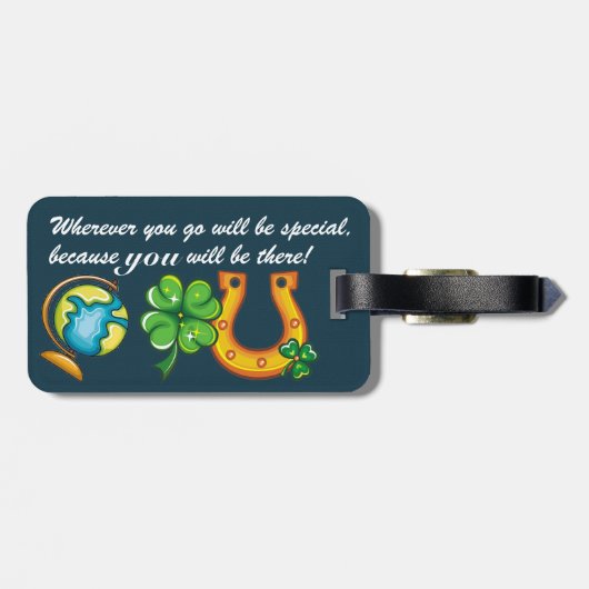 Étiquette À Bagage Balise bagage avec devis - SRF (Dos horizontal)