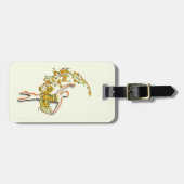 Étiquette À Bagage Balise bagage avec fille danseuse de ballet - Ball (Devant horizontal)