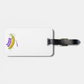 Étiquette À Bagage Balise bagage - Bananes dansantes (Dos horizontal)