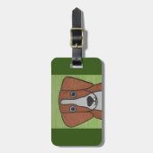 Étiquette À Bagage Balise Bagage Beagle mignon (Devant Vertical)