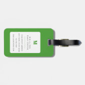 Étiquette À Bagage Balise Bagage Beagle mignon (Dos horizontal)