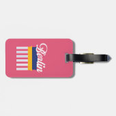 Étiquette À Bagage Balise Bagage Berlin (Dos horizontal)