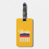 Étiquette À Bagage Balise Bagage Berlin (Dos Vertical)