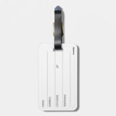 Étiquette À Bagage Balise bagage Chicago Skyline (Dos Vertical)