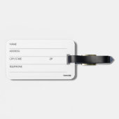 Étiquette À Bagage Balise bagage Chicago Skyline (Dos horizontal)