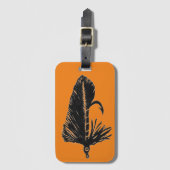 Étiquette À Bagage Balise bagage classique Volant de truite Matuka (Devant Vertical)