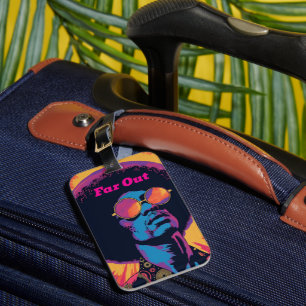 Étiquette À Bagage Balise Bagage cool/Rétro