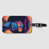 Étiquette À Bagage Balise Bagage cool/Rétro (Devant Horizontal)