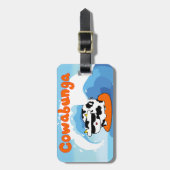 Étiquette À Bagage Balise bagage Cowabunga (Devant Vertical)