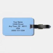 Étiquette À Bagage Balise Bagage Customisé Las Vegas (Dos horizontal)
