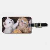 Étiquette À Bagage Balise bagage Cute kittens (Devant horizontal)