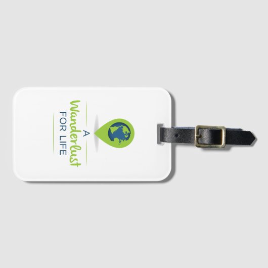 Étiquette À Bagage Balise bagage de A Wanderlust For Life (Devant Horizontal)