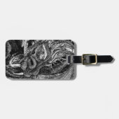 Étiquette À Bagage Balise bagage de bagages de Dragon (Devant horizontal)