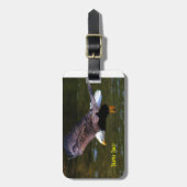 Étiquette À Bagage Balise bagage de Bald Eagle (Devant Vertical)