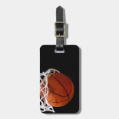 Étiquette À Bagage Balise Bagage de basket (Devant Vertical)