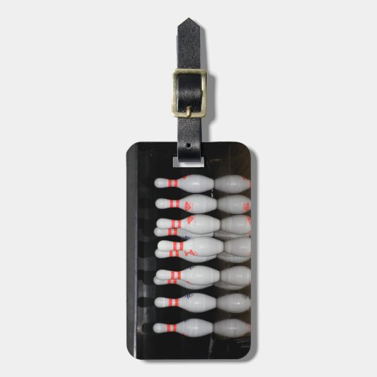 Étiquette À Bagage Balise Bagage de Bowling (Devant Vertical)