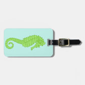 Étiquette À Bagage Balise Bagage de cheval de mer (Devant horizontal)