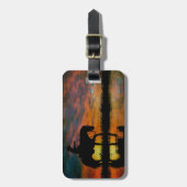 Étiquette À Bagage Balise Bagage de cowboy (Devant Vertical)