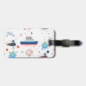 Étiquette À Bagage Balise Bagage de croisière (Dos horizontal)