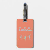 Étiquette À Bagage Balise Bagage de danseuse Ballerina | Considérant  (Dos Vertical)