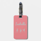 Étiquette À Bagage Balise Bagage de danseuse Ballerina | Considérant  (Dos Vertical)