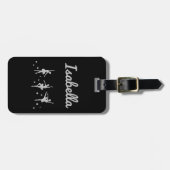 Étiquette À Bagage Balise Bagage de danseuse Ballerina | Considérant  (Devant horizontal)